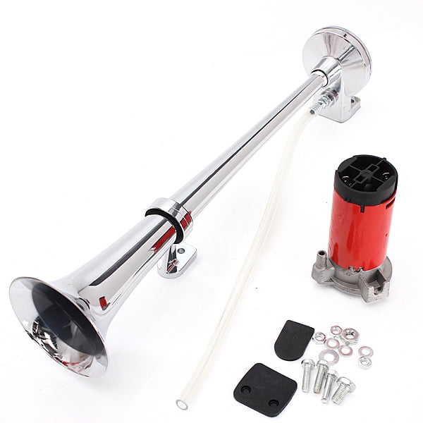 ROADFAR Super Loud 3 Trumpet Air Horn Compressor Kit 200 PSI Air Compressor 1.5 Gal Air Tank for Train Car Truck Boat RV Air Horn